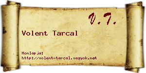 Volent Tarcal névjegykártya